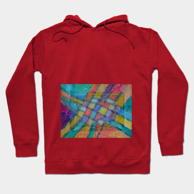 Patchwork - 2 Hoodie by walter festuccia